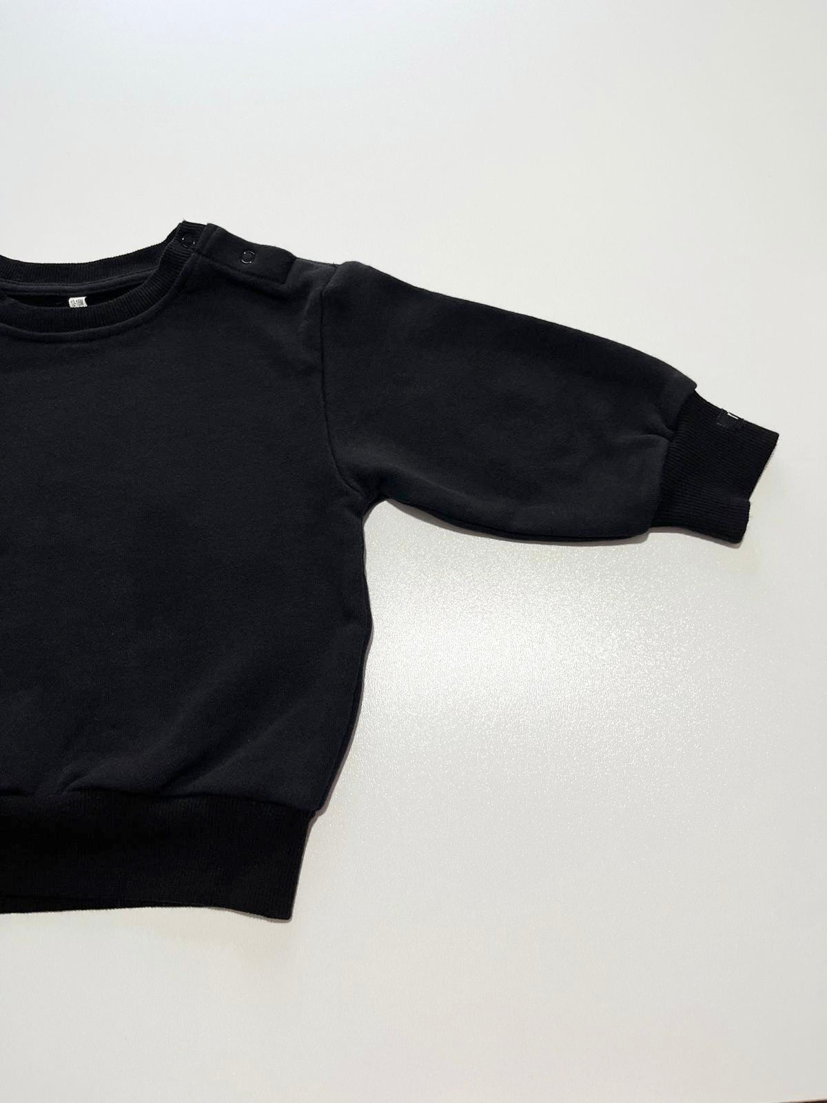 COTTON SWEATSHIRT - ONYX