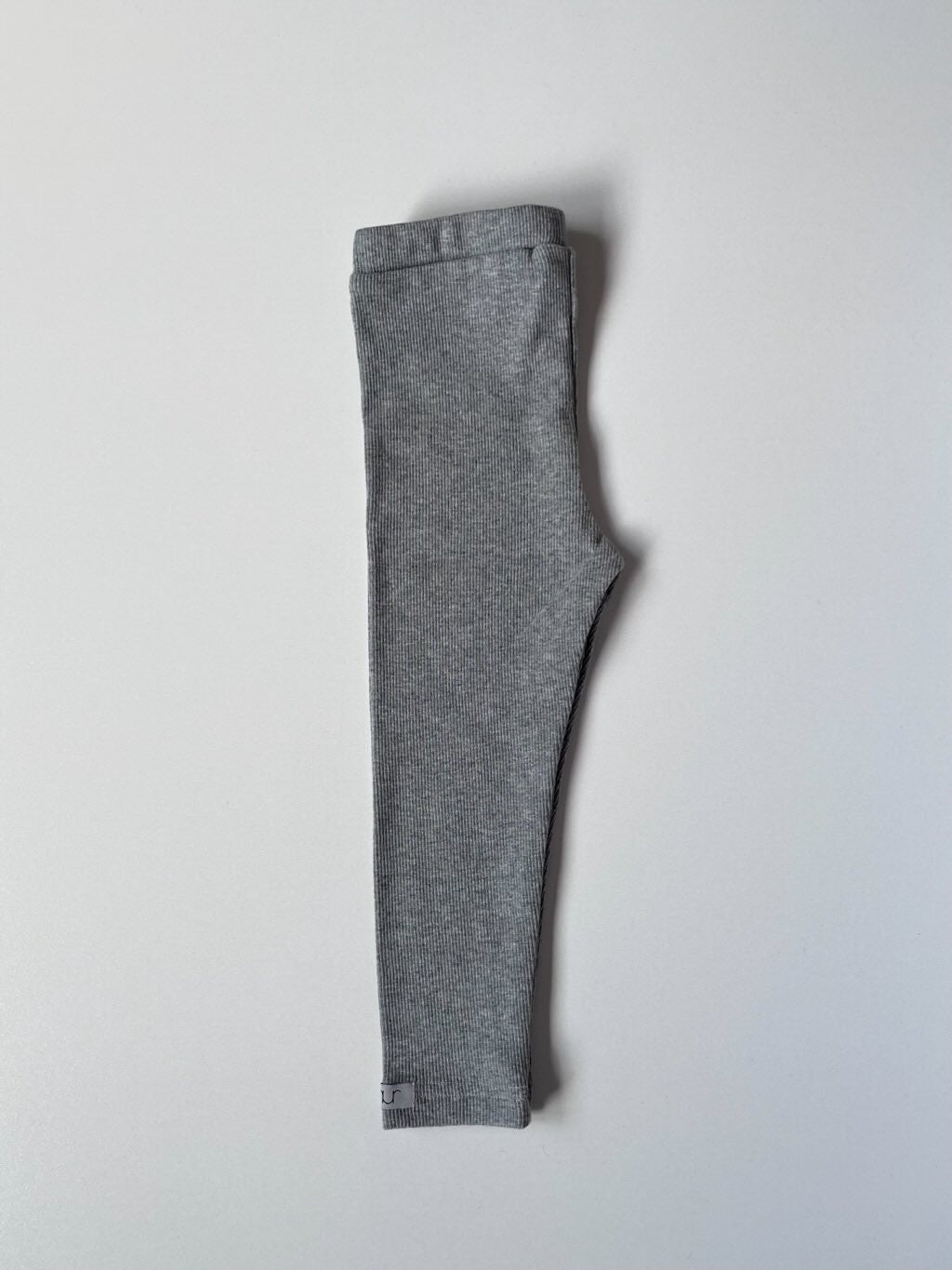 RIBBED LEGGINGS - CLOUD