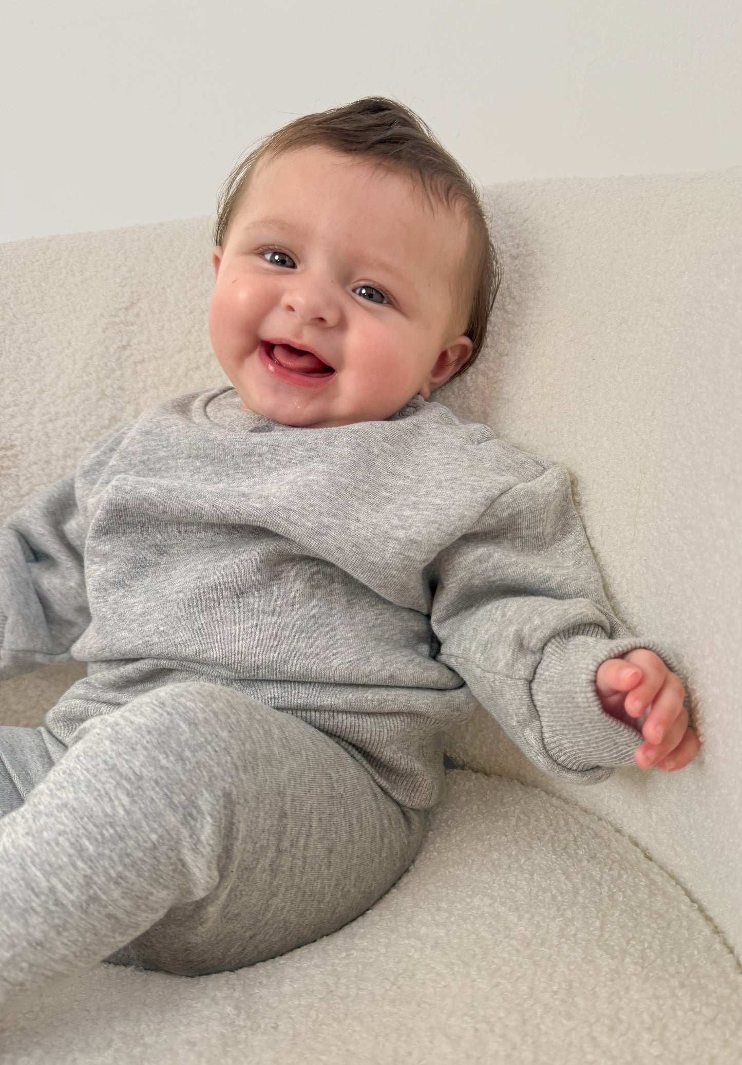 COTTON SWEATSHIRT - CLOUD
