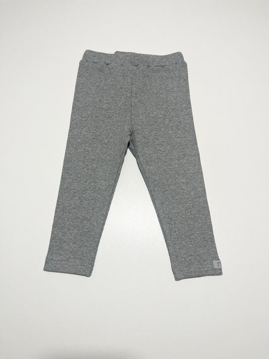 RIBBED LEGGINGS - CLOUD