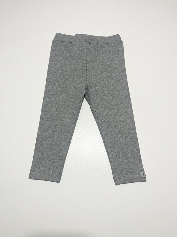 RIBBED LEGGINGS - CLOUD
